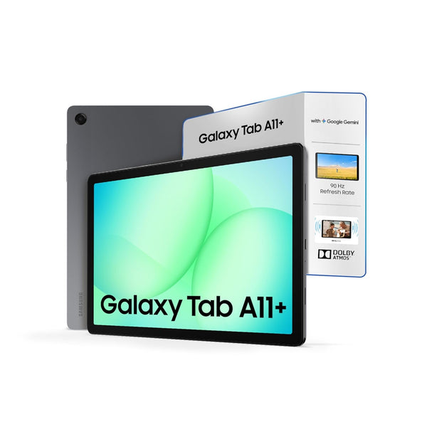 Samsung Galaxy Tab A11+, 27.82 cm (11 inch) Display, 6 GB RAM, 128 GB Storage, 90Hz Refresh Rate, AI with Google Gemini, Dolby Atmos, Quad Speakers, Wi-Fi Tablet, Gray