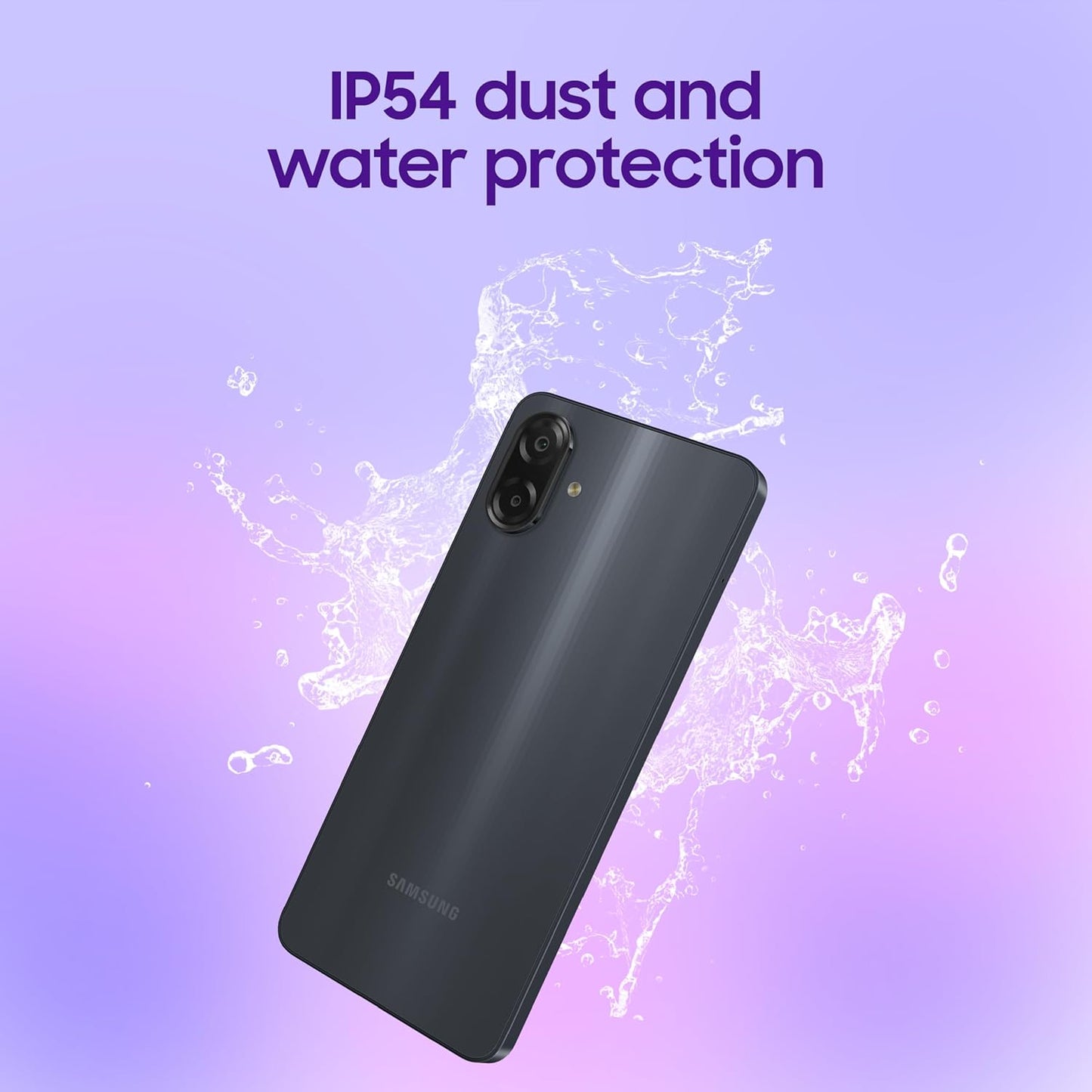 Samsung Galaxy A07 LTE | 50MP Dual Camera | 6.7 Inch HD+ Display | 90Hz Refresh Rate | MediaTek Helio G99 (6nm) | IP54 | 6 Gen OS Upgrade and Security Update