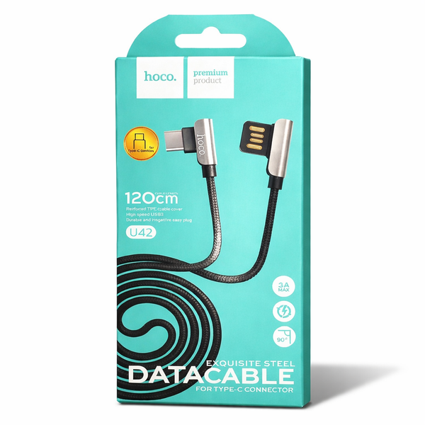 Hoco U42 Steel-Braided Type-C Cable (120cm)