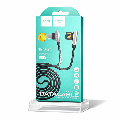 Hoco U42 Steel-Braided Type-C Cable (120cm)