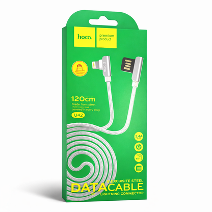 Hoco U42 120cm Lightning Steel Cable