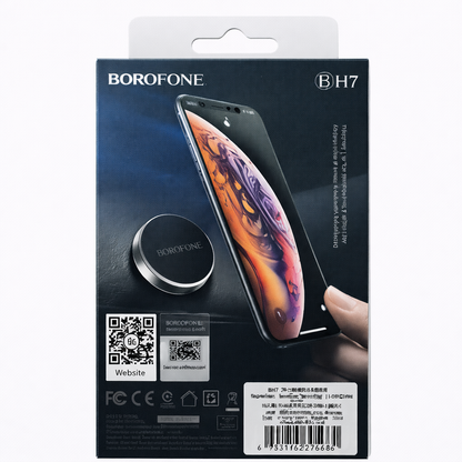 BOROFONE BH7 Magnetic Mobile Holder – Strong Magnetic Grip, Universal Car Mount, Compact Design