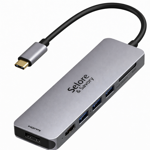 HUB SELORE SEUC0116C 6w1 HDMI USB3.0 SD/TF slot