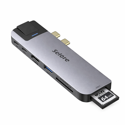 MacBook Air USB Splitter MacBook Pro Hub Mac USB Hub MacBook Pro/Air Exclusive 8in2 4K HDMI/100W PD Fast Charging/1000Mbps Ethernet/USB-C Data Transfer/USB 3.0/USB 2.0/TF/SD Slot/MacBook Pro 2020/2019/2018/2017/2016 MacBook Air 2020/2019/2018