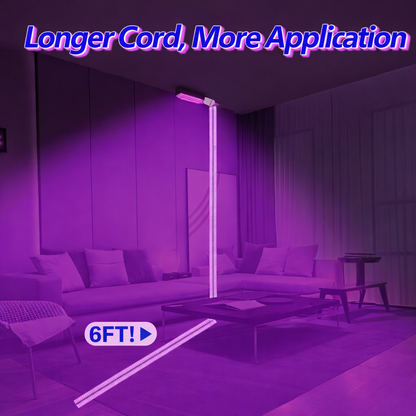 100W LED Black Lights Bar, 100 LEDs, Blacklight Flood Light for Black Light Party, for Glow Party, Bedroom, Halloween, Fluorescent Poster, Body Paint, Tapestry