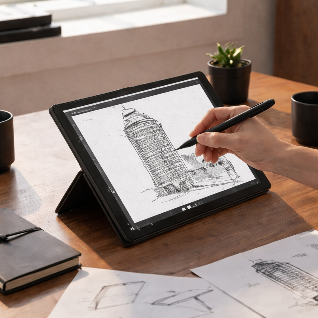 Active Stylus Pencil For Apple iPad | Black Color | Pencil USB-C | High Responsive Tip Pencil | For iPad, iPad Mini, iPad Pro, iPad Air.